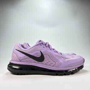 Nike Air Max 2014 Purple Black Running Shoes Sneakers 621078-502 Women's Size 10